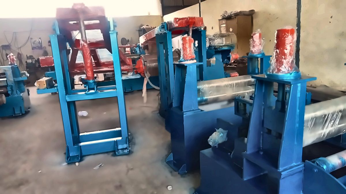 Line units assembled in running order in the workshop