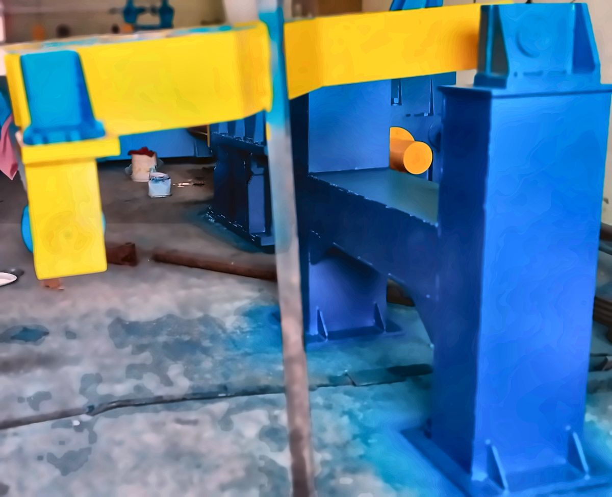 Frame pairs painted and ready for assembly